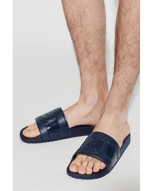 Bogner Blue Rubber Flip-Flops "Belize" for men