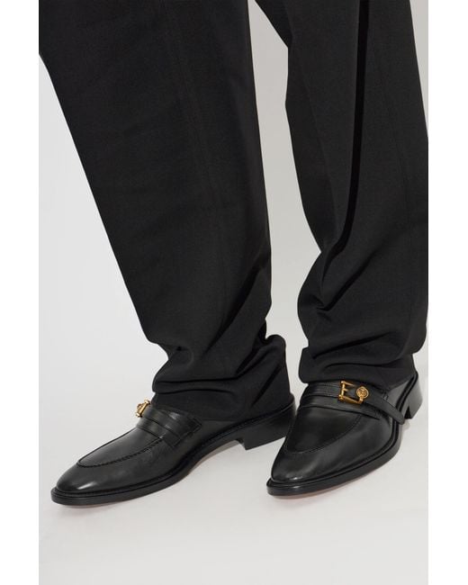 Versace Black 'Primo' Loafers for men