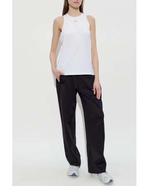 Adidas Originals White Sleeveless Top