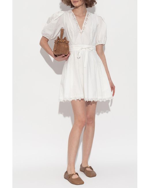 Ulla Johnson White Dress "camila",