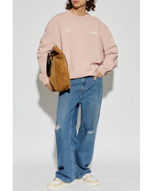 AllSaints Pink Sweatshirt 'Emblem' for men