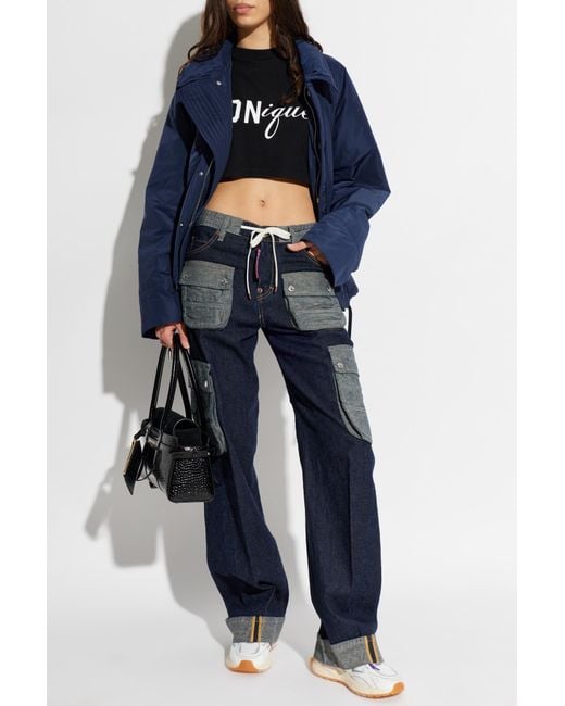 DSquared² Blue 'Cargo' Jeans