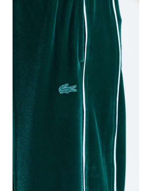 Lacoste Green Velour Trousers