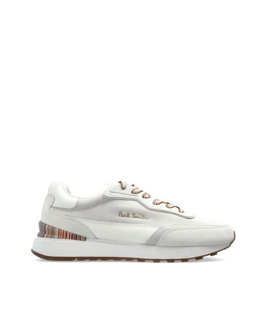 Paul Smith White Sport Shoes "Aston" for men