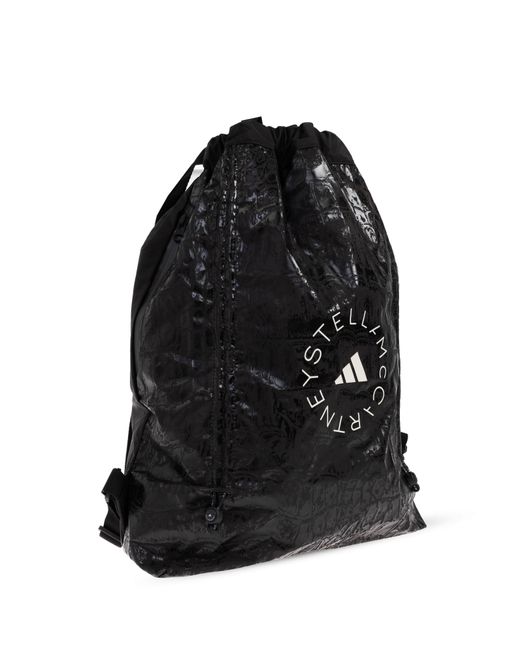 Adidas By Stella McCartney Black Backpack With Logo