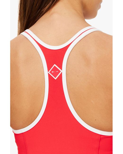 The Upside Red Dress With Shorts "Pacific"