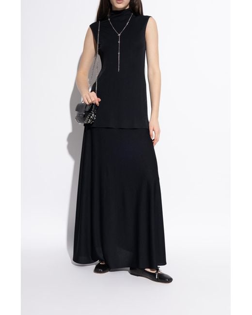 Jimmy Choo Black Leather Ballerinas "Loli"