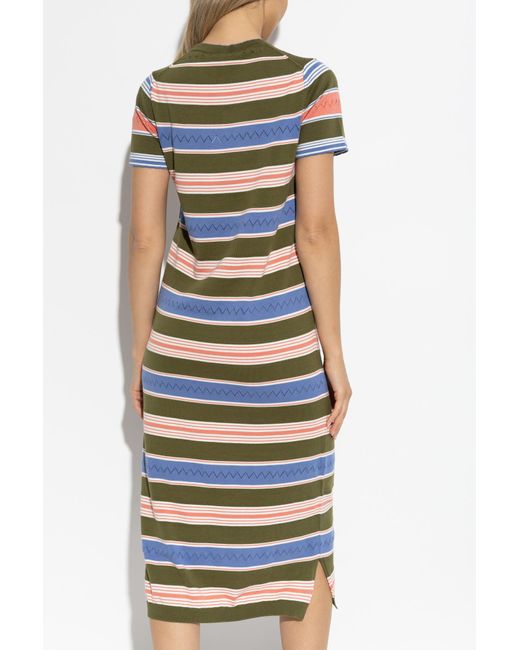 Paul Smith Multicolor Dress With Stripe Pattern