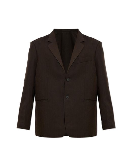 Studio Nicholson Black 'Roversi' Wool Blazer for men