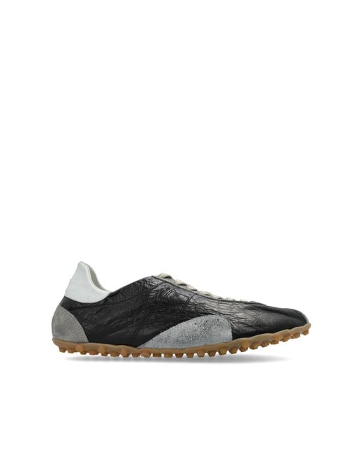 Maison Margiela Black Sports Shoes With Logo for men