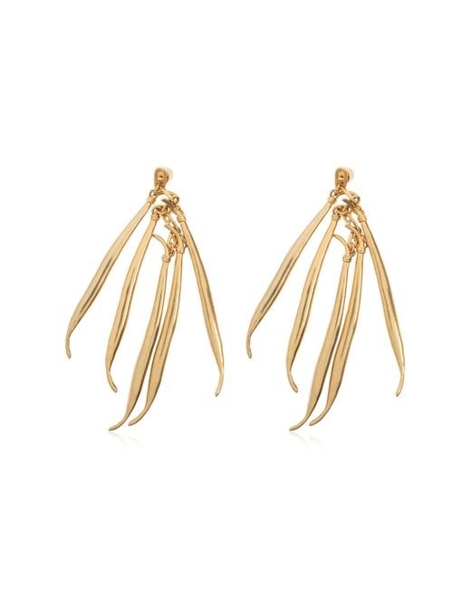 Jacquemus Brown Brass Earrings