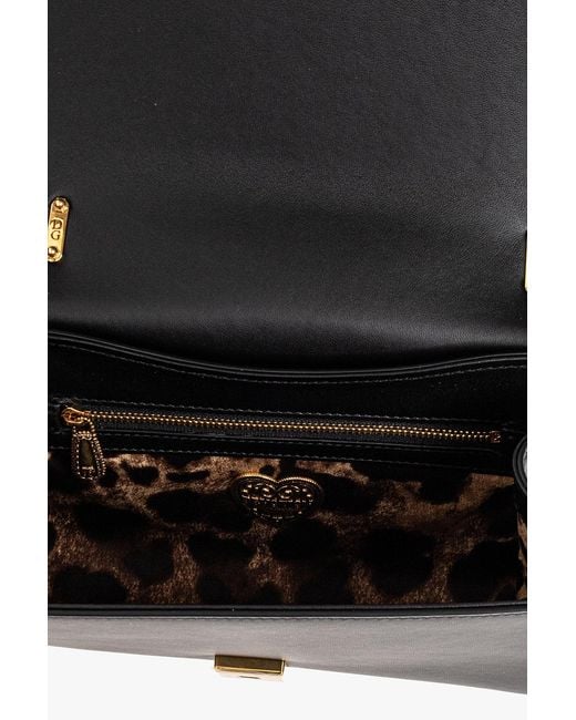 Dolce & Gabbana Black 'Devotion Medium' Shoulder Bag
