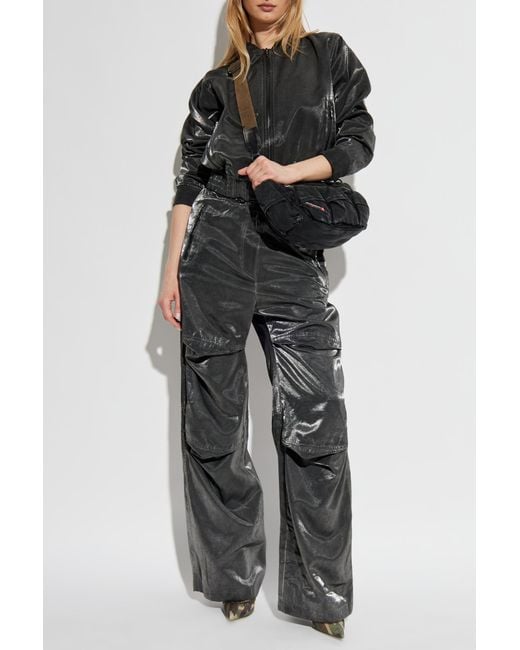 DIESEL Black Trousers P-Rodige