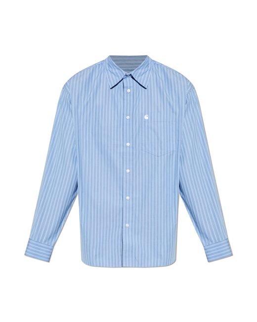 Carhartt Blue Shirt 'Keene' for men