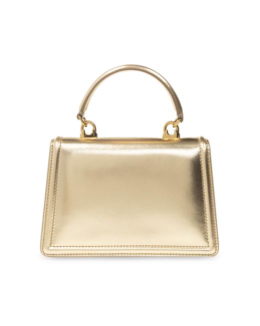 Dolce & Gabbana Metallic ‘Devotion Small’ Shoulder Bag