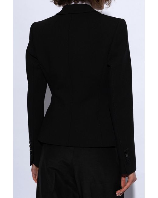 Dolce & Gabbana Black Blazer With Notch Lapels