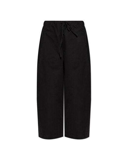 Entire studios Black Wide-Leg Trousers