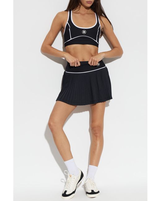Amiri Black Logo Skort