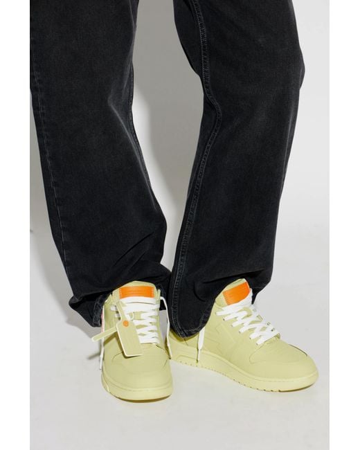 Off-White c/o Virgil Abloh Yellow 'Out Of Office' Sports Shoes for men