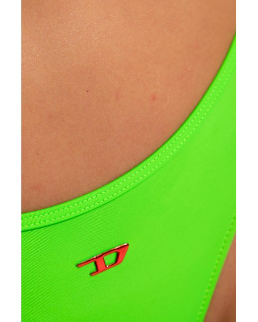 DIESEL Green ‘Bfpn-Bonitas-X’ Swimsuit Bottom, '