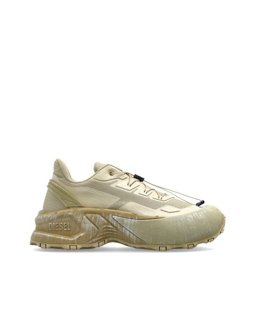 DIESEL Green 'D-Cage' Sports Shoes for men