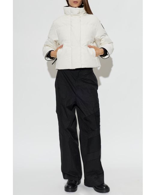 Canada Goose White "Grandview" Down Jacket