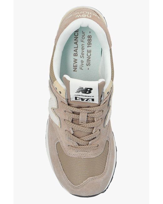 New Balance Balance Beige 'u574wo2' Sneakers in White | Lyst