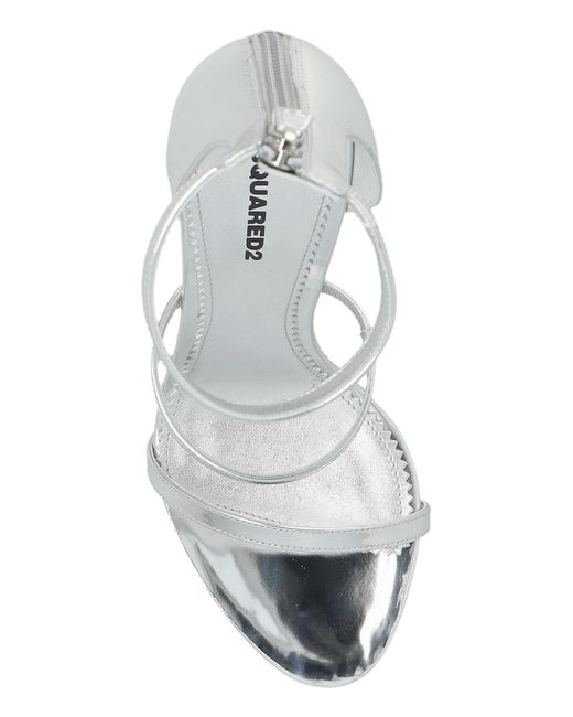 DSquared² Pink Heeled Sandals