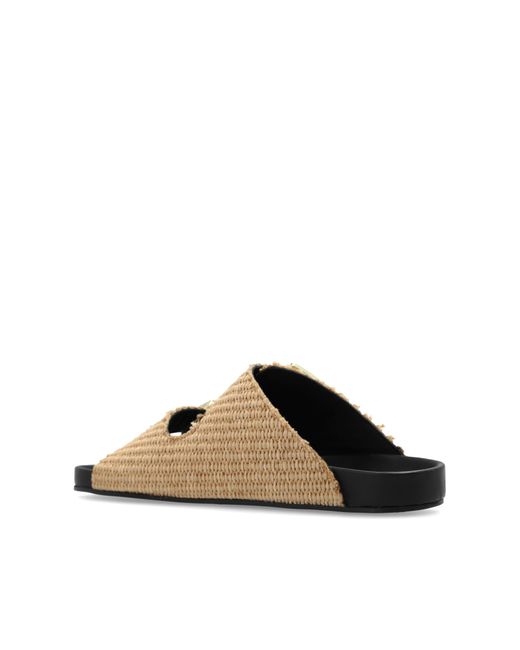 IRO Natural Slippers With Logo,