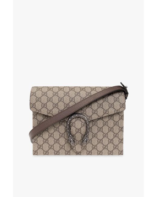 Gucci Gray 'dionysus' Shoulder Bag, for men