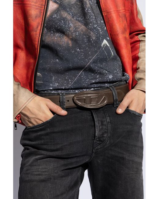DIESEL Brown Belt 'B-1Dr Scratch' for men