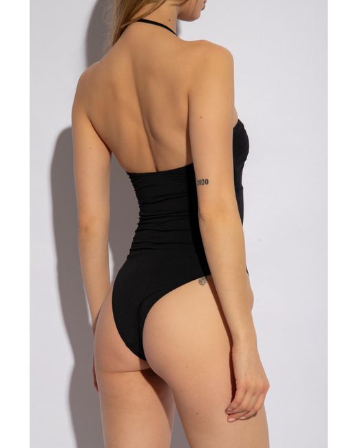 Balmain Black One-Piece Swimsuit