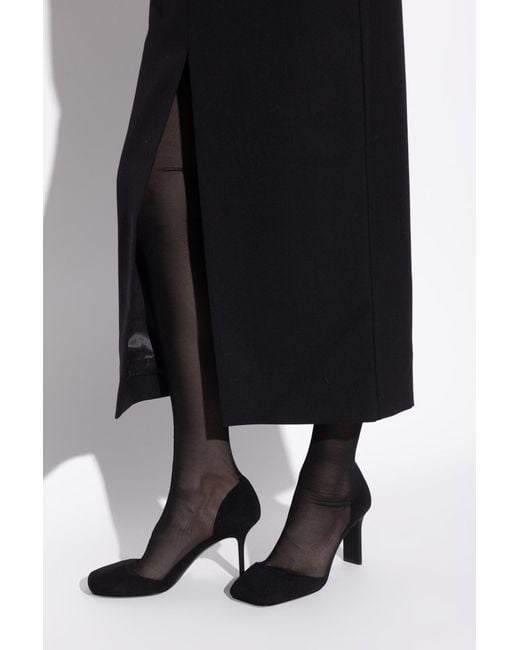 Courreges Black Long Heeled Boots