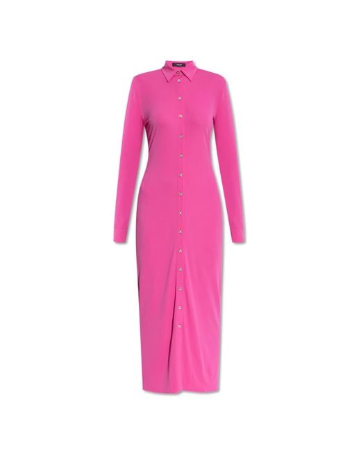 Versace Pink Long Dress
