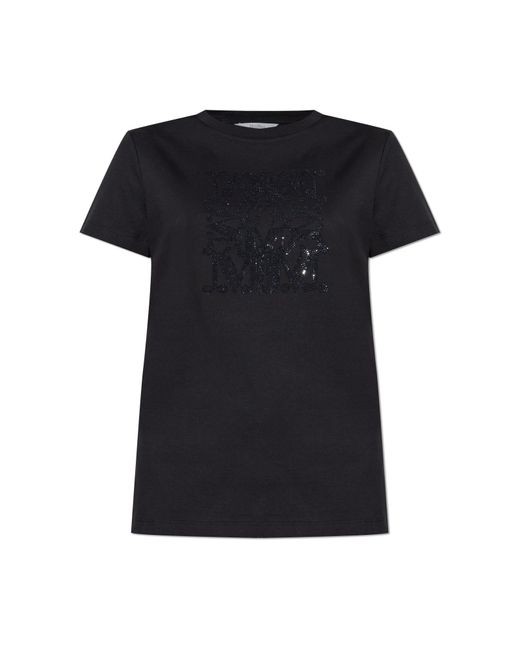 Max Mara Black T-Shirt Giovane