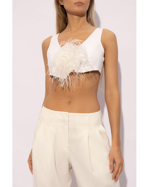 Moschino White Vest From The '40th Anniversary' Collection,