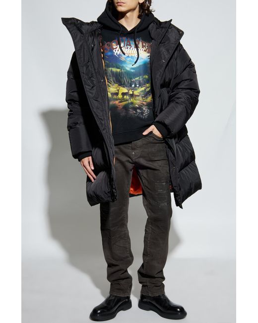DSquared² Blue Sweatshirt With Logo for men
