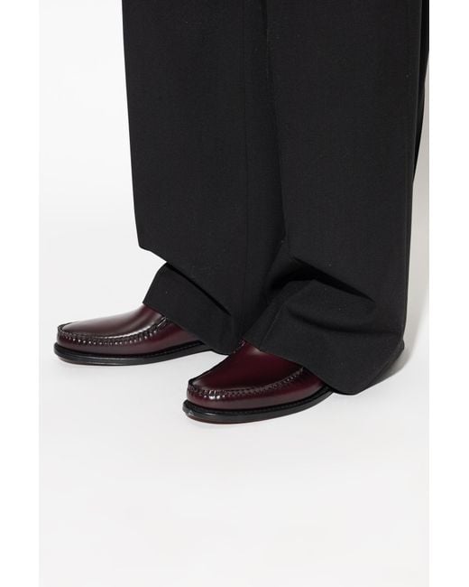 G.H.BASS Black "Weejuns Cobra Venetian" Loafers for men