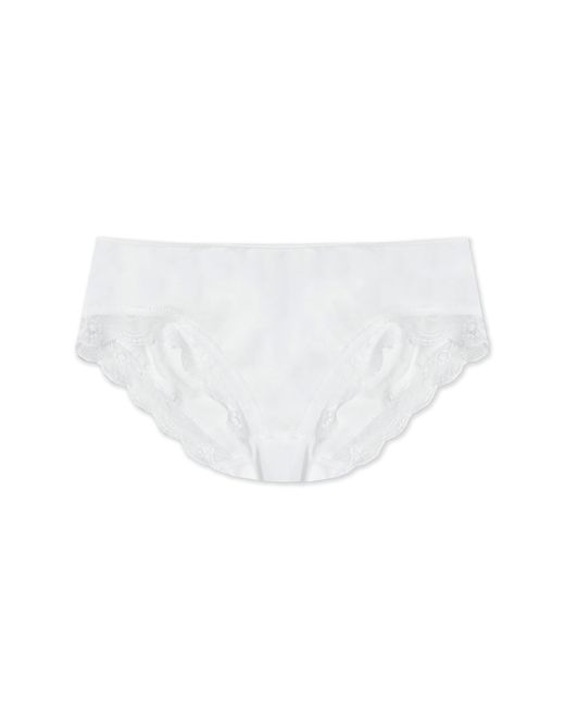 Hanro White Lace Briefs