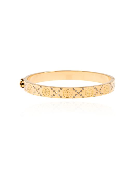 Tory Burch Metallic Bracelet T Monogram