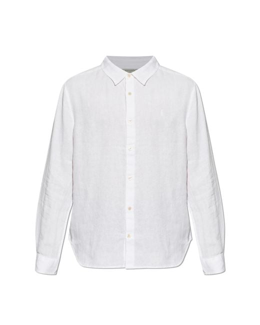 AllSaints White Shirt 'Loom' for men