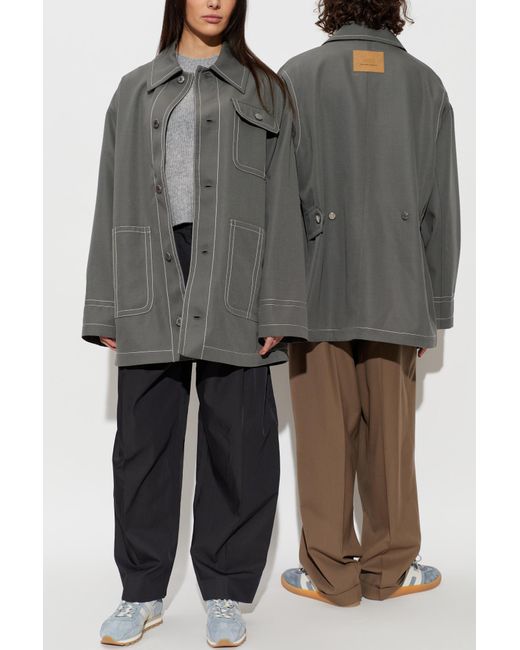 AMI Gray Wool Jacket