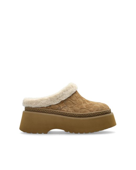 COACH Brown Platform Shoes "Cecelia"