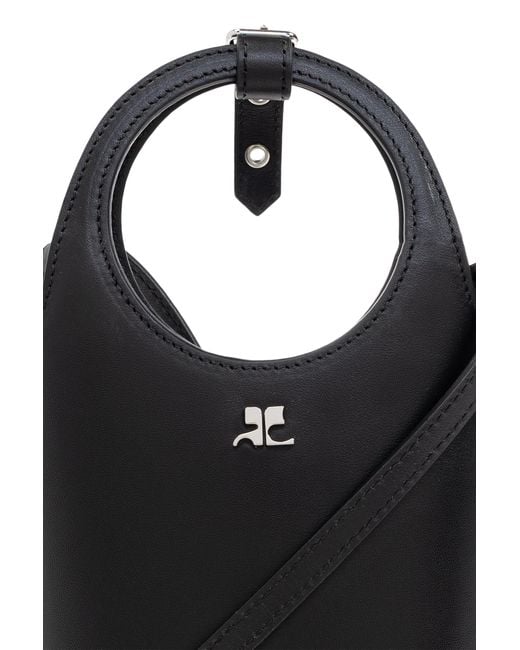 Courreges Black Bag Slim Holy,