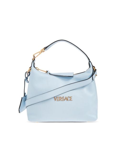 Versace Blue Handbag "Tag Hobo"