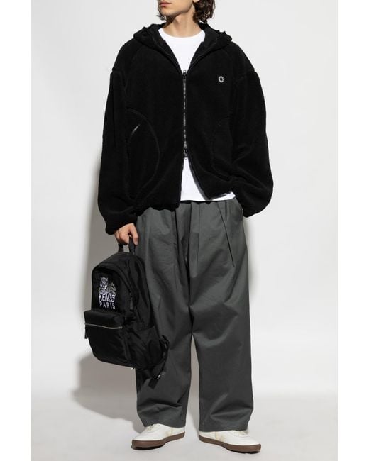 KENZO Black Fleece With Hood for men