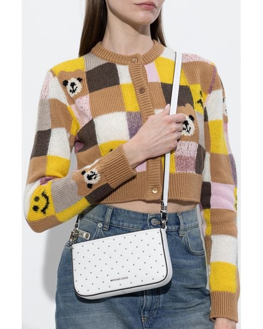 MICHAEL Michael Kors White Shoulder Bag "Bryant Small"