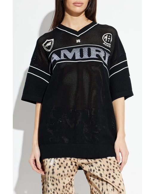 Amiri Black “Oversize” T-Shirt