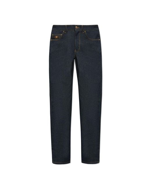 Versace Multicolor Tapered Leg Jeans for men