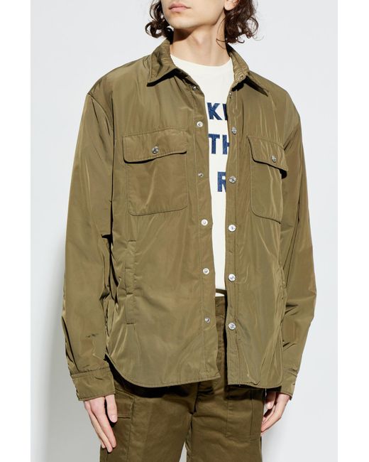 DSquared² Green Insulated Jacket With Pockets for men